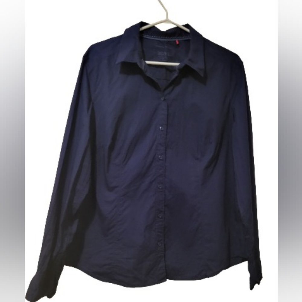 Esprit Women's Blue Button Down Shirt